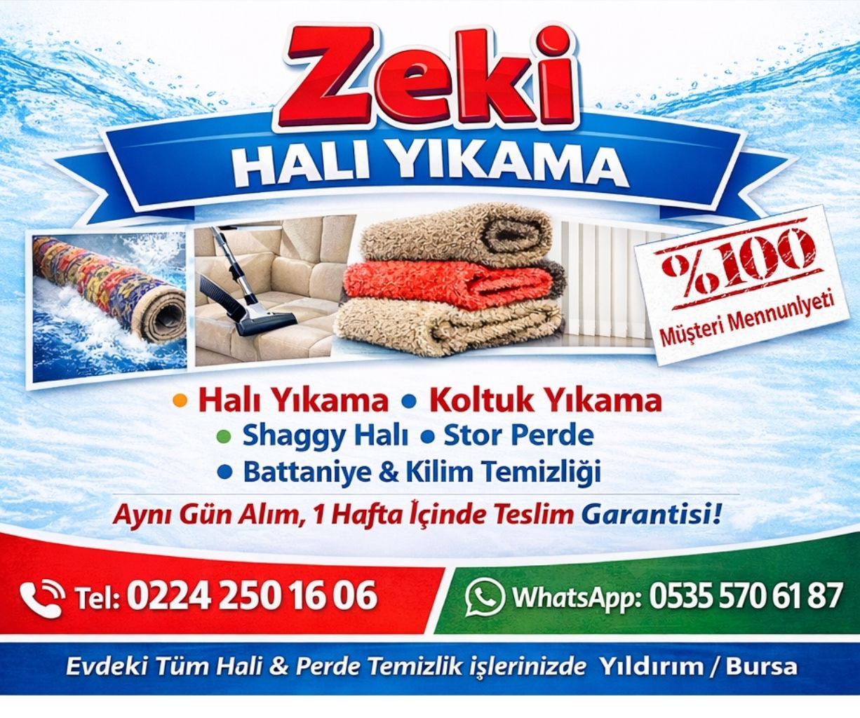 Bursa Gemlik Halı Yıkama